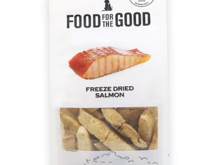 25% OFF: Food For The Good Salmon Freeze-Dried Treats For Cats & Dogs 60g Supply