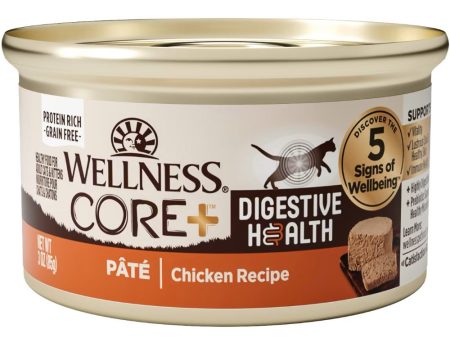 20% OFF: Wellness Core+ Digestive Health Chicken Pate Grain-Free Canned Cat Food 85g Online now