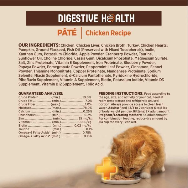 20% OFF: Wellness Core+ Digestive Health Chicken Pate Grain-Free Canned Cat Food 85g Online now