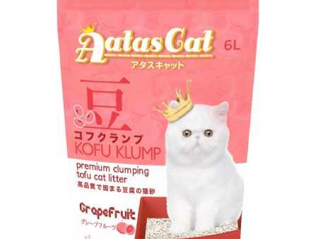 6 FOR $42: Aatas Cat Kofu Klump Tofu Cat Litter (Grapefruit) 6L Cheap