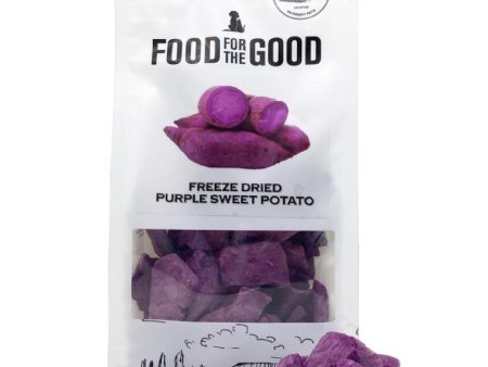 25% OFF: Food For The Good Purple Sweet Potato Freeze-Dried Treats For Cats & Dogs 100g For Sale