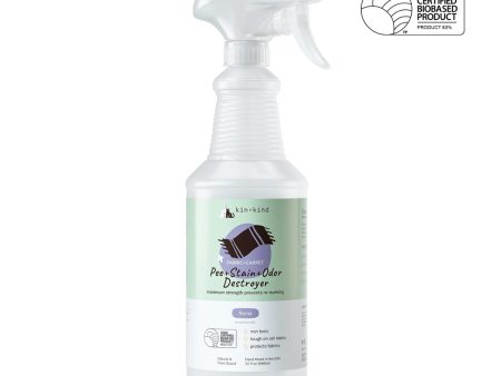 $2 OFF: Kin+Kind Pee+Stain+Odor Destroyer 32oz (Fabric+Carpet)- Floral Lavender Sale