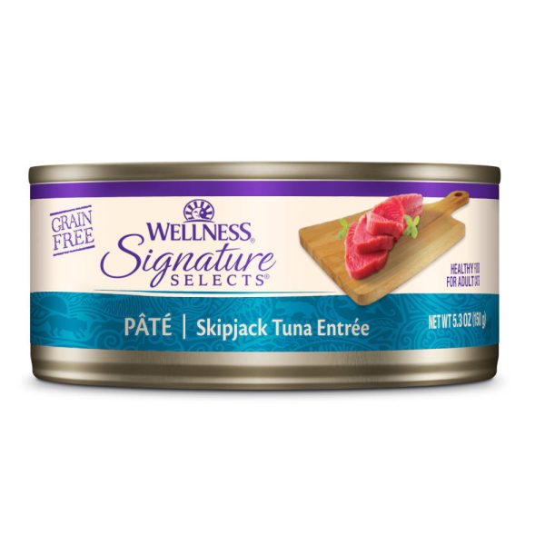 20% OFF: Wellness Core Signature Selects Pate Skipjack Tuna Grain-Free Canned Cat Food 5.3oz Fashion