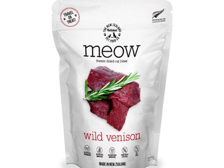 MEOW Wild Venison Grain-Free Freeze Dried Cat Treats 50g (Exp Dec 24) For Discount