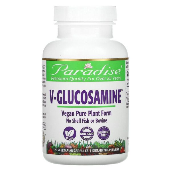 Paradise Herbs V-Glucosamine 120 Vegetarian Capsules Supply