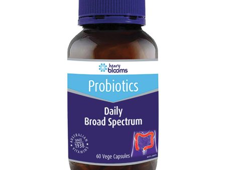 Henry Blooms Probiotic Daily Broad Spectrum 60 Veggie Capsules Cheap