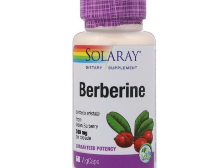 Solaray Berberine Root Extract Advanced Formula 60 VegCaps Fashion