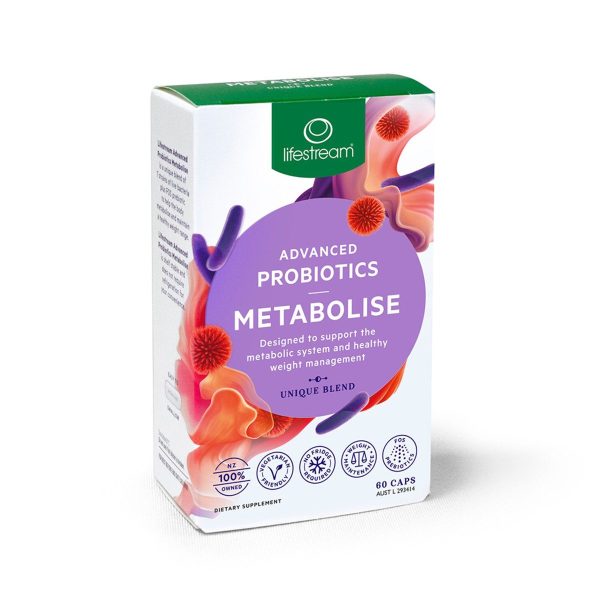 LifeStream Advanced Probiotics Metabolise 60 Capsules on Sale