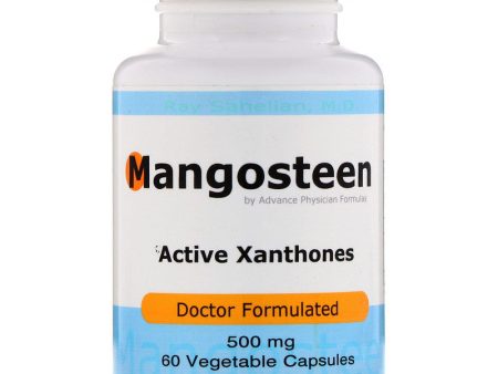 Advance Physician Formulas Mangosteen 500mg 60 Vegetable Capsules Online