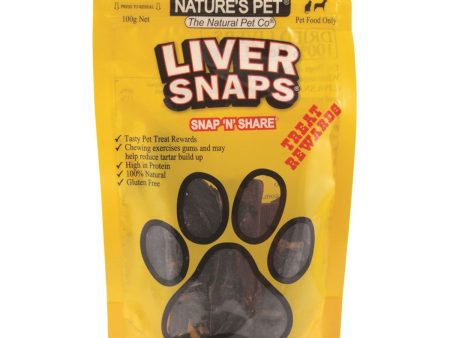 Nature S Pet Liver Snaps 100g For Discount