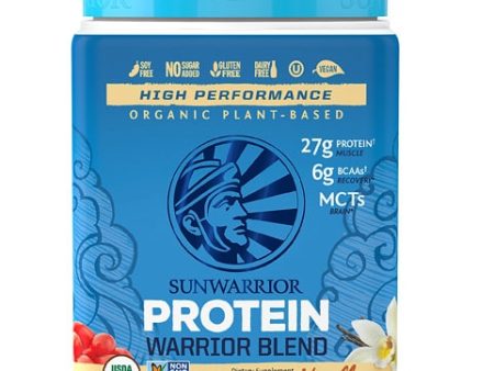 Sunwarrior Warrior Blend Plant-Based Organic Protein Vanilla 13.2 oz Cheap