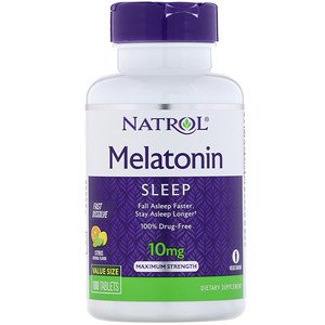 Natrol Melatonin Citrus Flavor 10mg 100 Tablets Cheap