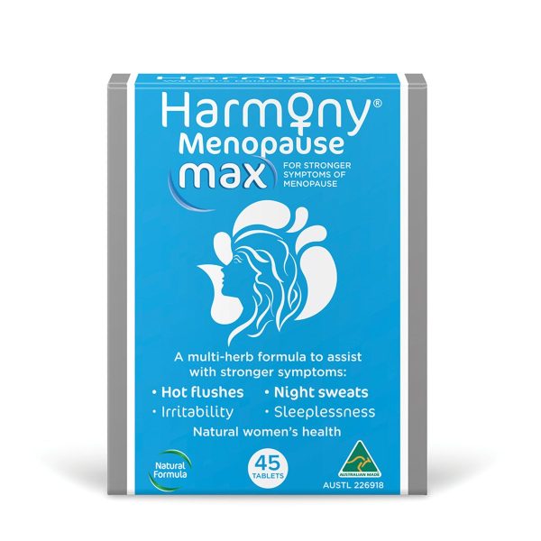 Martin & Pleasance harmony Menopause Max 45 Tablets Supply