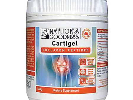 Nature S Goodness Cartigel Collagen Peptides 160g Online now