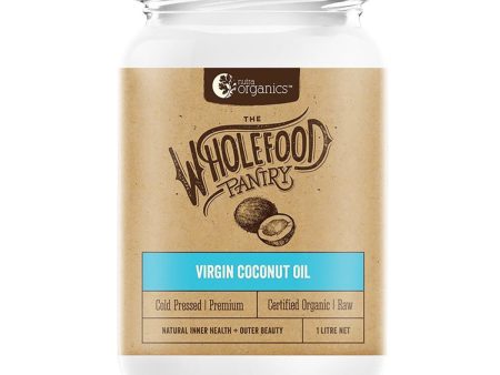 Nutra Organics The Wholefood Pantry Organic Cold Pressed Virgin Coconut Oil 1L Discount