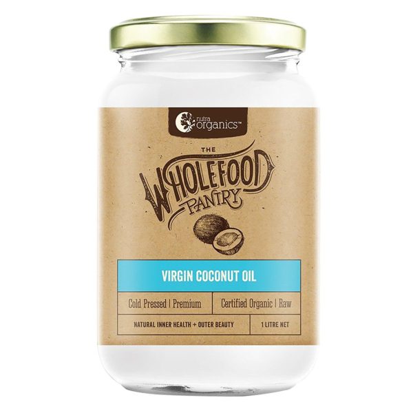 Nutra Organics The Wholefood Pantry Organic Cold Pressed Virgin Coconut Oil 1L Discount