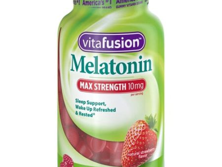 Vitafusion Melatonin Max Strength Natural Strawberry -10mg - 100 Gummies Online