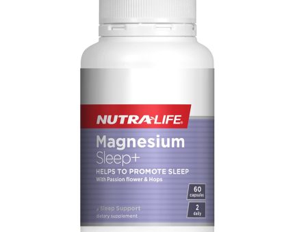 Nutralife Magnesium Sleep 30 Capsules For Discount