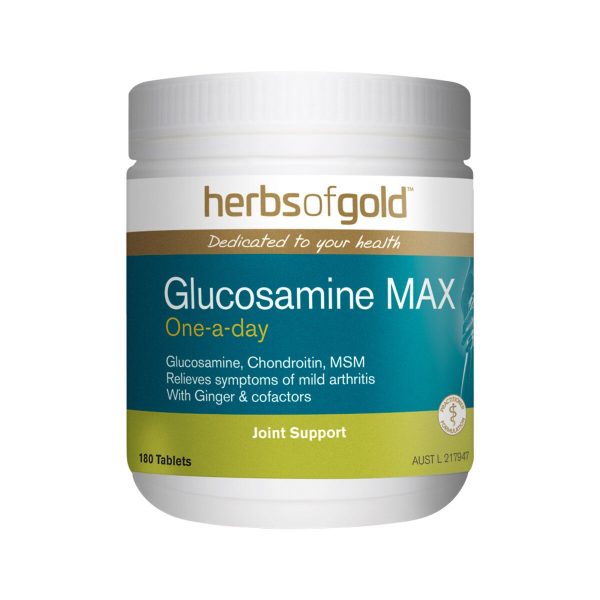 Herbs of Gold Glucosamine MAX (One-a-Day) 180t Supply