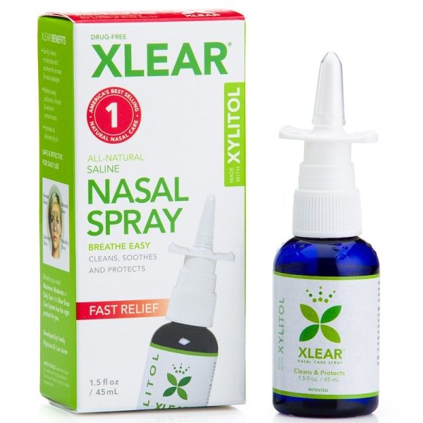 Xlear Xylitol Saline Nasal Spray Fast Relief 1.5 fl oz (45ml) Online now