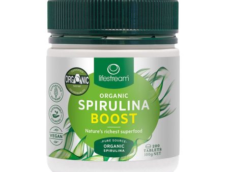 LifeStream Spirulina Org Boost 500Mg 200 Tablets Online