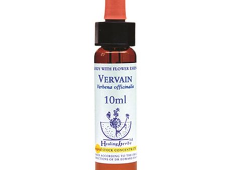 Healing Herbs Vervain Bach Flower Remedy 10ml Supply