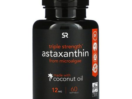 Sports Research Astaxanthin Triple Strength 12mg 60 Softgels For Discount