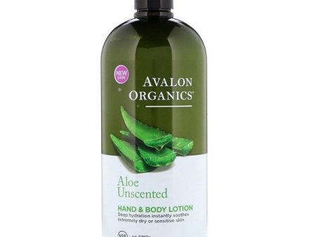 Avalon Organics Hand & Body Lotion Aloe Unscented 32 oz (907g) Sale