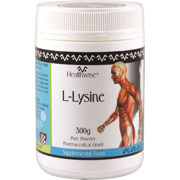 Healthwise L-Lysine Hcl 300g Supply