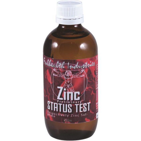 Fulhealth Industries Preliminary Zinc Status Test 200ml Sale