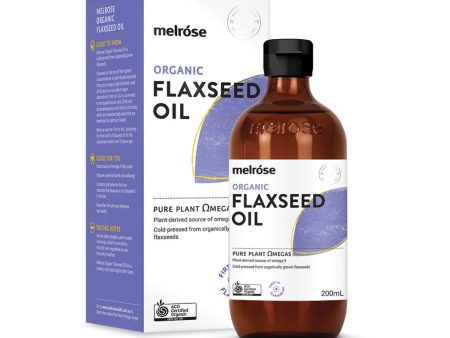 Melrose Organic Flax Oil 200ml Online now