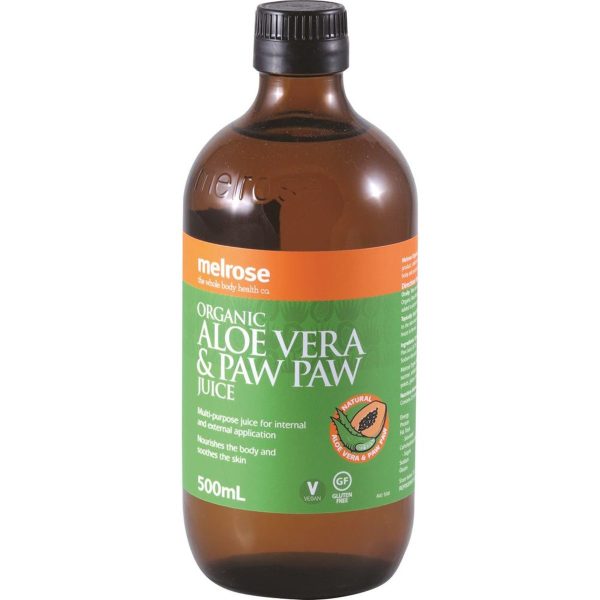 Melrose Organic Aloe Vera & Paw Paw Juice 500ml Online Sale