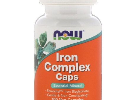 Now Foods Iron Complex Caps 100 Veg Capsules Online Hot Sale