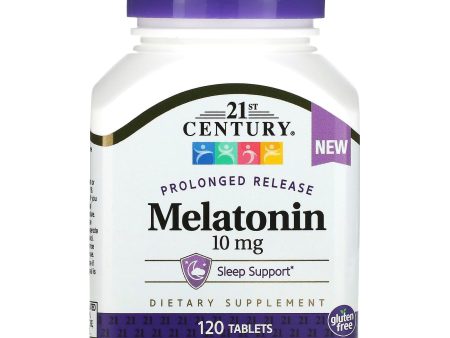 21st Century, Prolonged Release Melatonin, 10 mg, 120 Tablets Discount