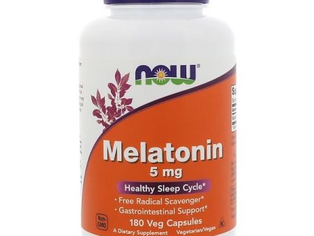 Now Foods Melatonin 5mg 180 Veg Capsules For Cheap