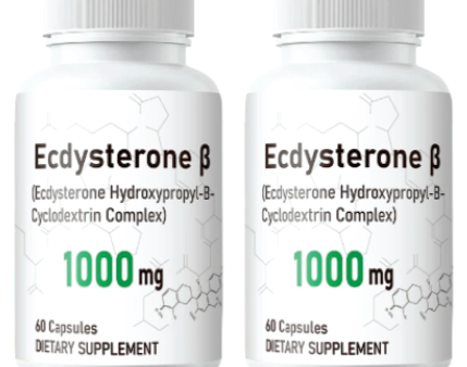 Twin Pack of Ecdysterone (Standardized Extract) 1000mg Discount