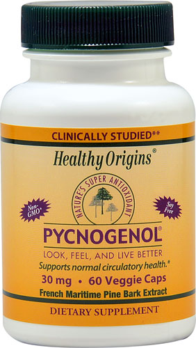 Healthy Origins Pycnogenol- 30mg  60 Veggie Caps Sale