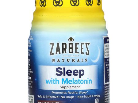 Zarbee s, Sleep with Melatonin, Natural Mixed Fruit, 60 Gummies Online now