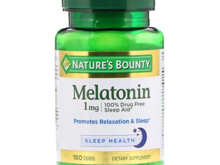 Nature s Bounty Melatonin 1mg 180 Tablets Online now