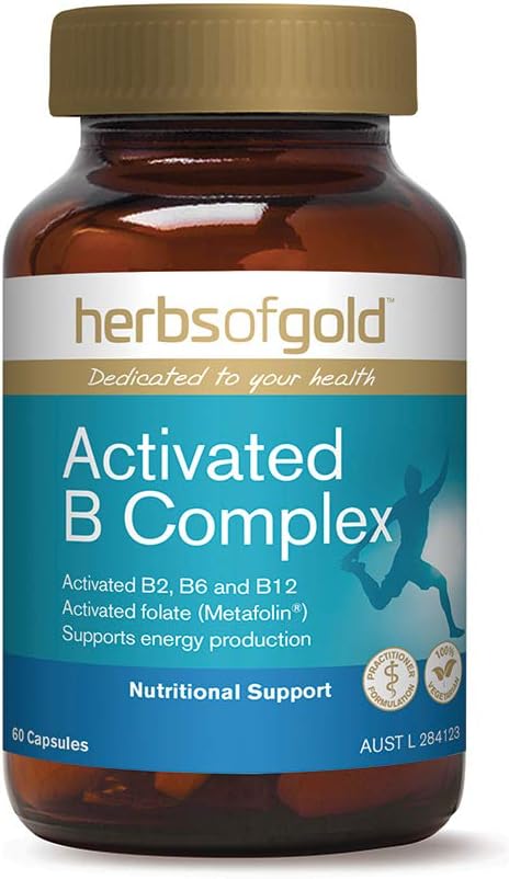 Herbs of Gold Activated B Complex (60 Caps) Online Sale