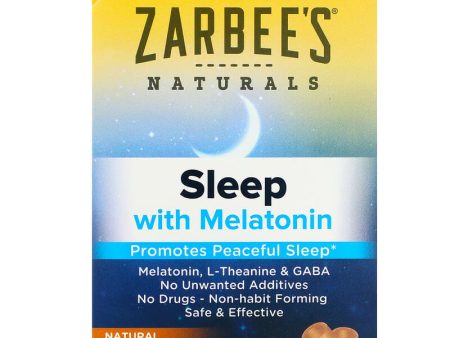 Zarbee s, Children s Sleep with Melatonin, For Children 3 Years +, Natural Grape, 50 Chewable Tablets Sale