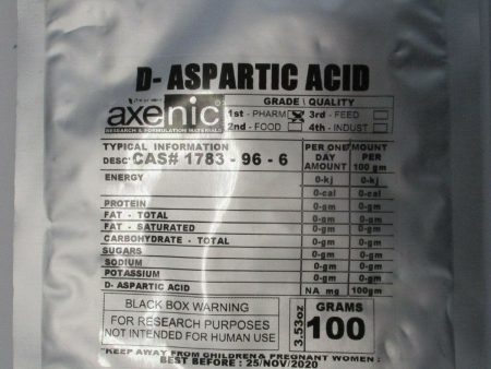 D-Aspartic Acid (100 Gram) Fashion