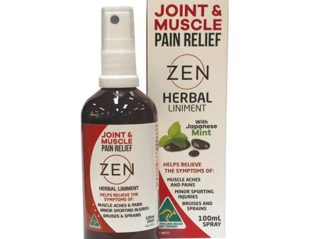 Zen Therapeutics Herbal Liniment (Joint & Muscle Pain Relief) 100ml Spray Online now