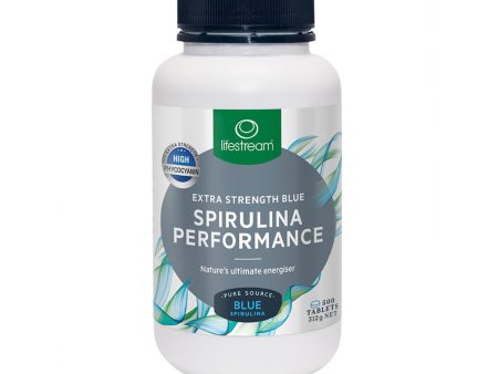 LifeStream Spirulina Performance (Extra Strength Blue) 624Mg 500 Tablets Supply