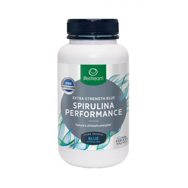 LifeStream Spirulina Performance (Extra Strength Blue) 624Mg 500 Tablets Supply