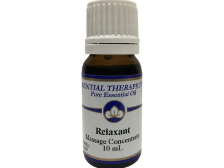 Essential Therapeutics Massage Blend Concentrate Relaxant 10ml Supply