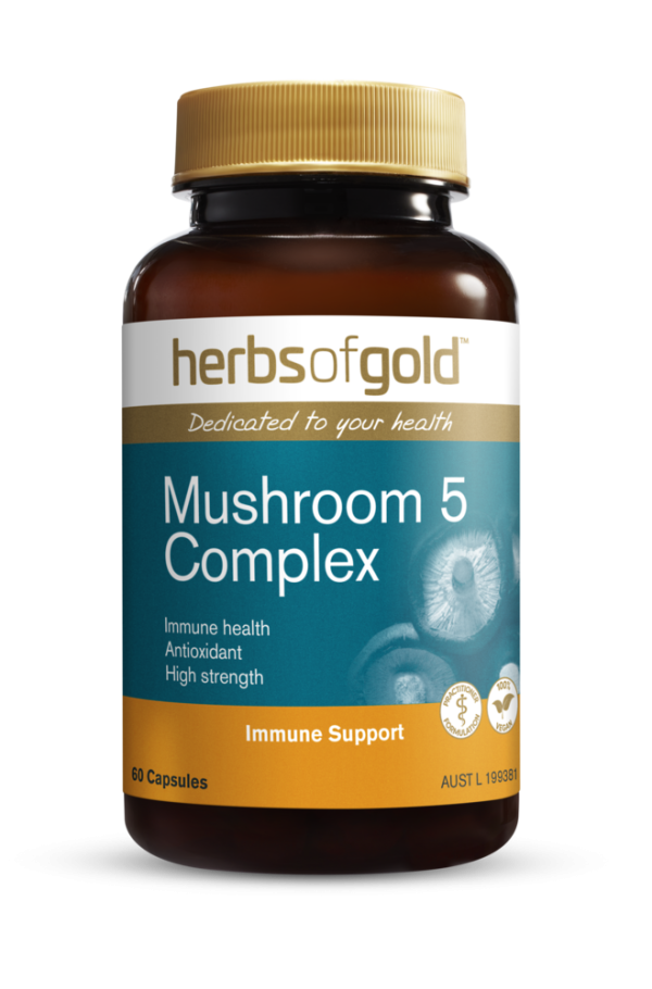 Herbs of Gold Mushroom 5 Complex (60 Capsules) Online Sale