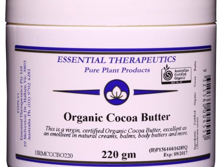 Essential Therapeutics Cocoa Butter Organic 220g For Discount