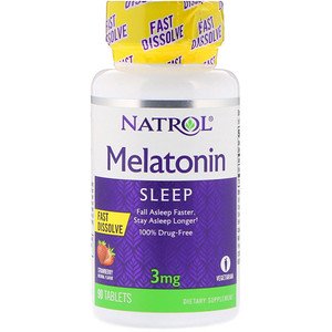 Natrol Melatonin Strawberry Flavor 3mg Supply