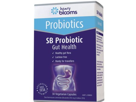 Henry Blooms Sb Probiotic Gut Health 30 Veggie Capsules Cheap